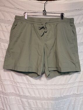 PACT organic stretch poplin shorts